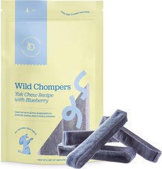 Downtown Barkery Blueberry Flavor Dental Yak Chews Dog Treats, 2 count