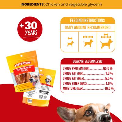 Show full view: Beefeaters Chicken Strips Jerky Dog Treats, 38-oz bag slide 6 of 8