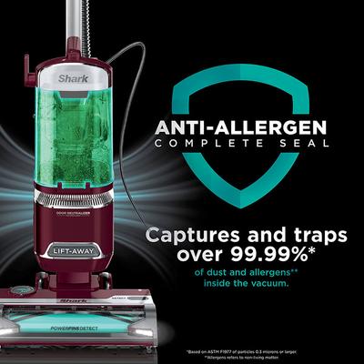 Show full view: Shark DETECT Lift-Away Corded Upright Pet Vacuum, Burgundy slide 9 of 9