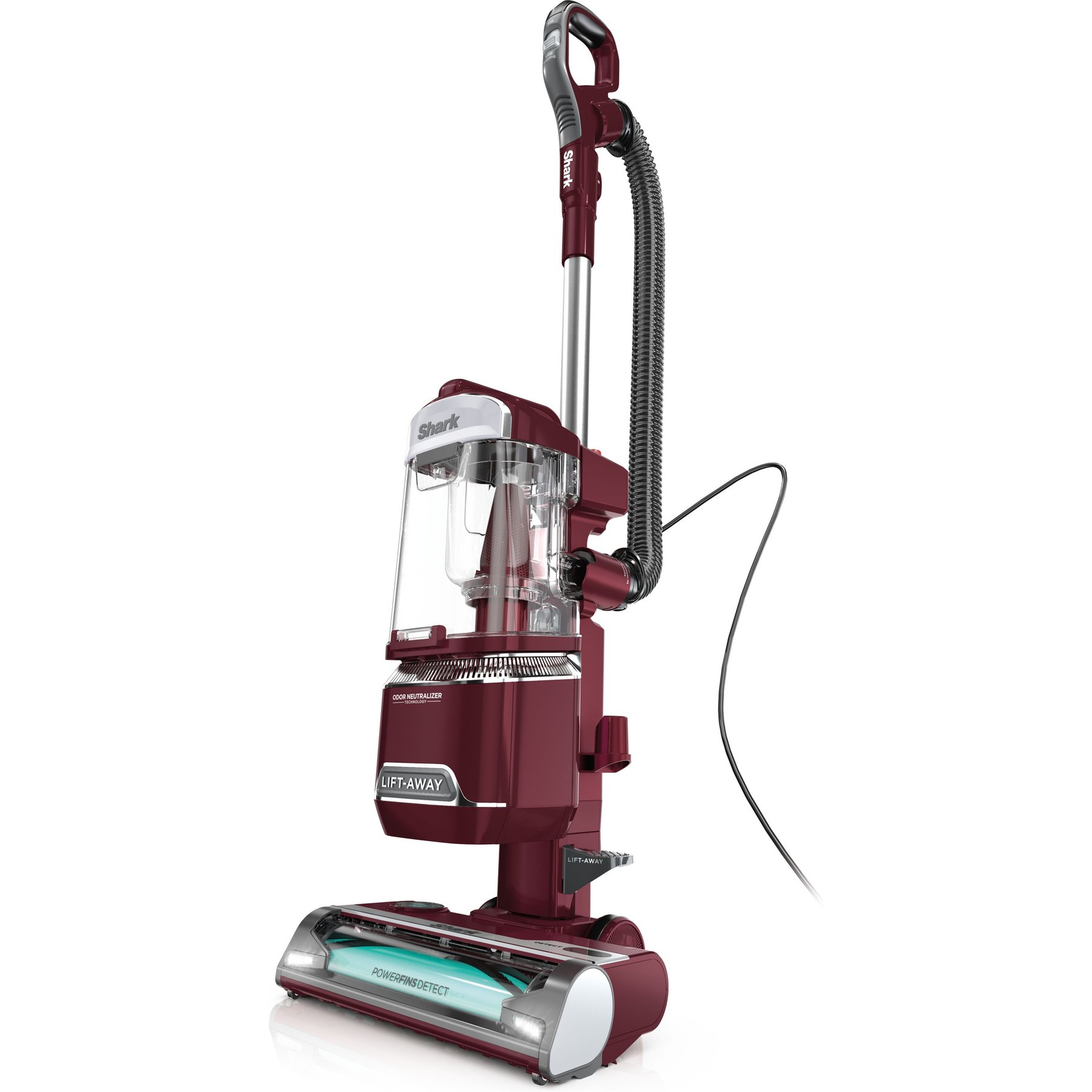 Shark DETECT Lift-Away Corded Upright Pet Vacuum, Burgundy