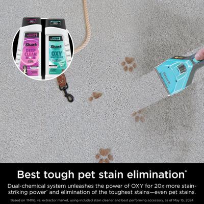 Show full view: Shark CarpetXpert HairPro with StainStriker Pet Carpet Cleaner, Gray slide 5 of 9