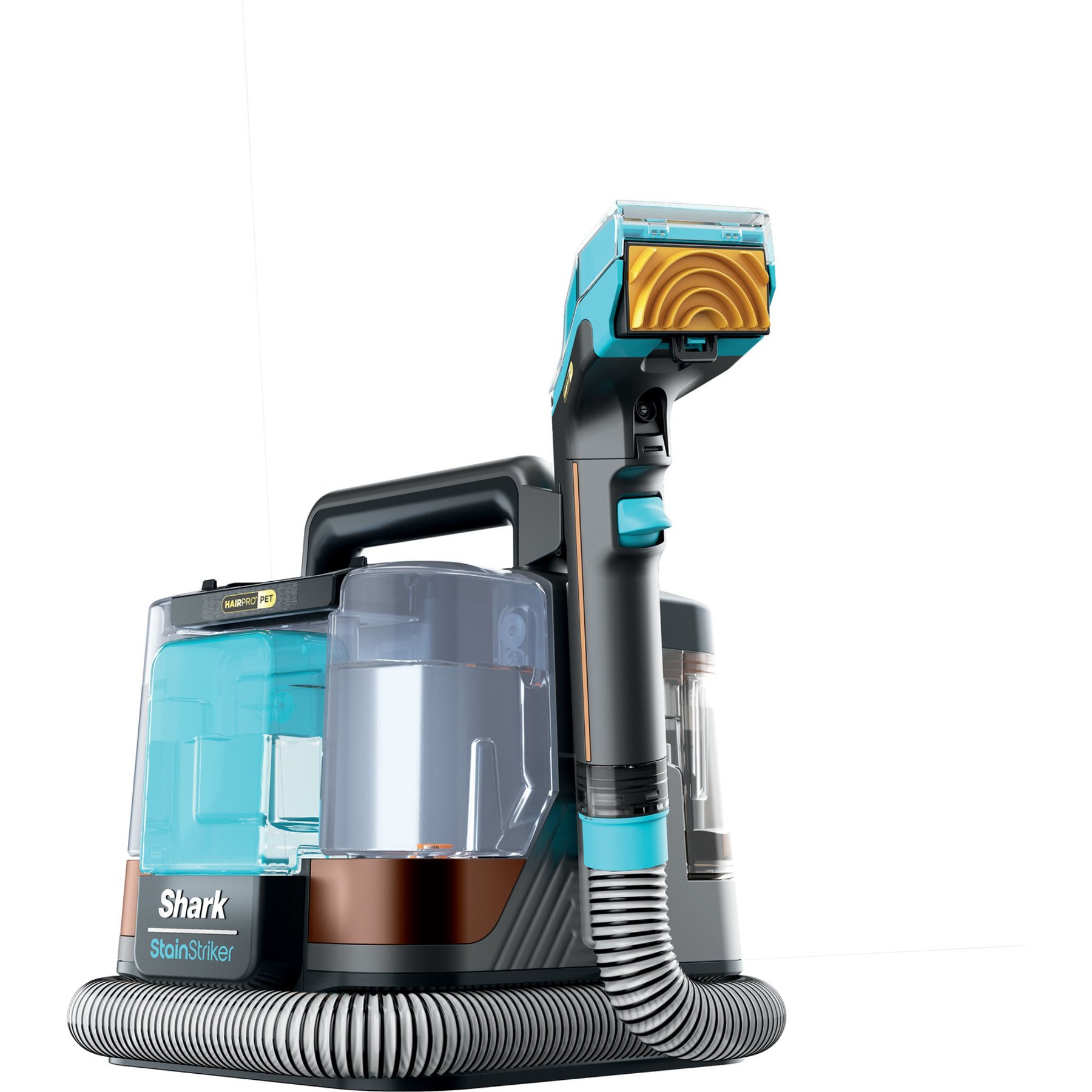 Shark StainStriker HairPro Portable Spot & Stain Pet Carpet Cleaner, Teal