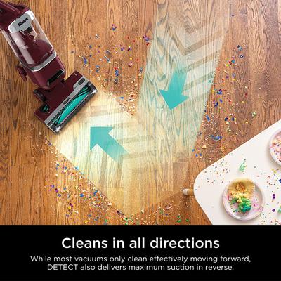 Show full view: Shark DETECT Lift-Away Corded Upright Pet Vacuum, Burgundy slide 7 of 9