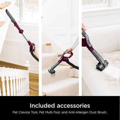 Show full view: Shark DETECT Lift-Away Corded Upright Pet Vacuum, Burgundy slide 6 of 9