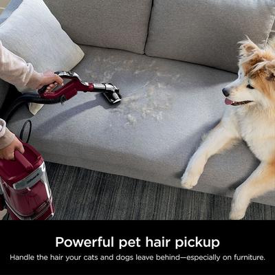 Show full view: Shark DETECT Lift-Away Corded Upright Pet Vacuum, Burgundy slide 5 of 9