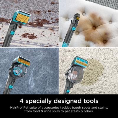 Show full view: Shark CarpetXpert HairPro with StainStriker Pet Carpet Cleaner, Gray slide 8 of 9