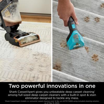 Show full view: Shark CarpetXpert HairPro with StainStriker Pet Carpet Cleaner, Gray slide 3 of 9