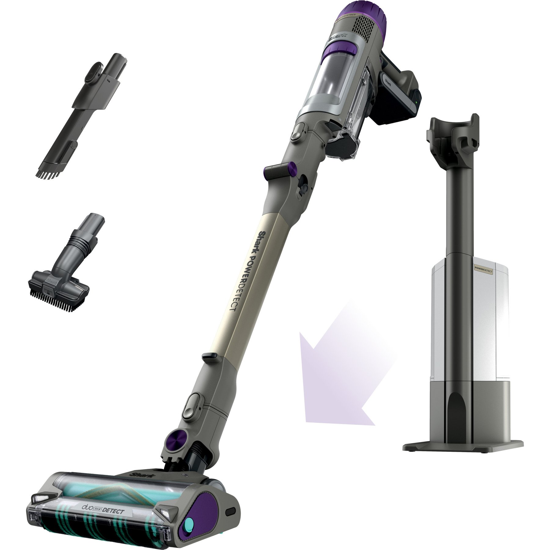 Shark PowerDetect Clean & Empty System Cordless Stick Pet Vacuum, Grey