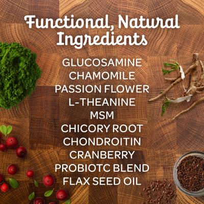 Show full view: Wholesome Pride Pet Treats 9-in-1 Multi-Chews Chicken Flavor Supplement for Dogs, 6.3-oz bag slide 4 of 11