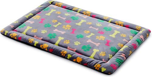 Show full view: Allisandro Comfort Dog & Cat Crate Mat, Vivid Bone, 18 x 12-in slide 3 of 6