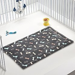 Allisandro Comfort Dog & Cat Crate Mat, Grey Bone, 36 x 23-in slide 2 of 9