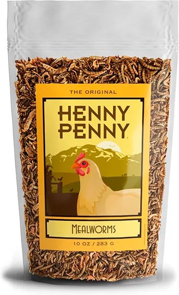 Show full view: Henny Penny Mealworms Chicken Treat, 10-oz bag slide 1 of 3