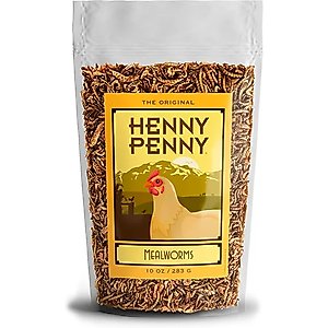 Henny Penny Mealworms Chicken Treat, 10-oz bag