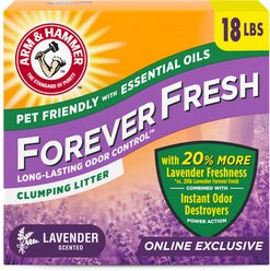 Arm & Hammer Litter Forever Fresh Lavender Clumping Cat Litter, 18-lb box