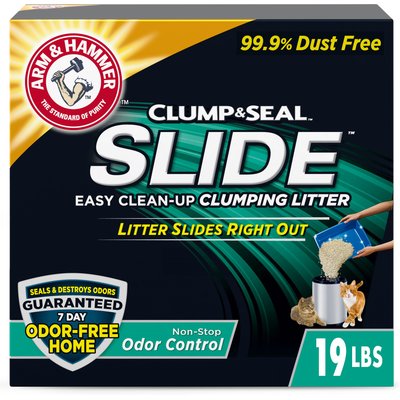 Arm & Hammer Litter Arm & Hammer Litter SLIDE Easy Clean-Up Clumping Cat Litter Non-Stop Odor Control, 19-lb box