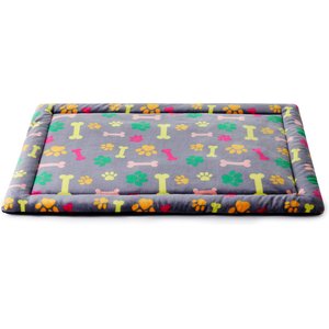 Allisandro Comfort Dog & Cat Crate Mat, Vivid Bone, 36 x 23-in