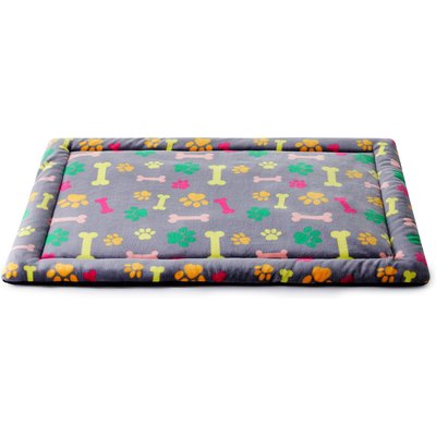 Allisandro Allisandro Comfort Dog & Cat Crate Mat, Vivid Bone, 48 x 30-in