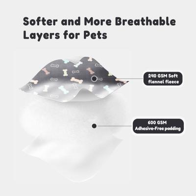 Show full view: Allisandro Comfort Dog & Cat Crate Mat, Grey Bone, 48 x 30-in slide 6 of 10