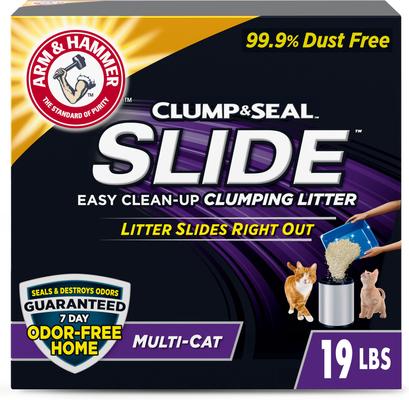 Arm & Hammer Litter Slide Multi-Cat Scented Clumping Clay Cat Litter