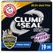 Show in main carousel: Arm & Hammer Litter Clump & Seal Complete Odor Sealing Clumping Cat Litter, Fresh Home with Ultra Odor Blasters with 10 Days of Odor Control, 19-lb box slide 1 of 13