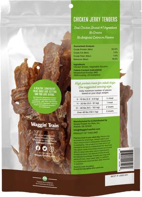 Show full view: Waggin' Train Chicken Jerky Tenders Limited Ingredient High-Protein Dog Treats, 36-oz bag slide 3 of 7