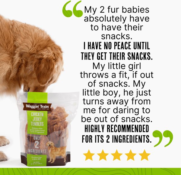 Waggin' Train Chicken Jerky Tenders Limited Ingredient High-Protein Dog Treats