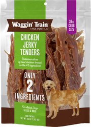 Waggin' Train Chicken Jerky Tenders Limited Ingredient High-Protein Dog Treats, 36-oz bag