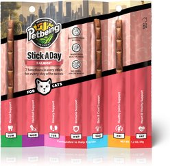 PetBeing Stick a Day 7-in-1 Daily Salmon Chew Supplement for Cats, 7 count