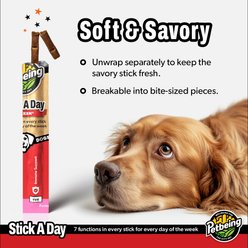 PetBeing Stick a Day 7-in-1 Daily Chicken Chew Supplement for Dogs, 28 count slide 2 of 8