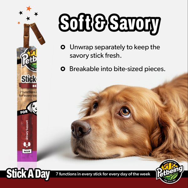 PetBeing Stick a Day 7-in-1 Daily Beef Chew Supplement for Dogs
