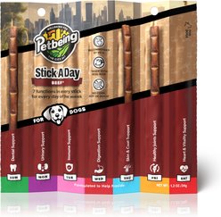 PetBeing Stick a Day 7-in-1 Daily Beef Chew Supplement for Dogs, 7 count