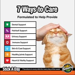 PetBeing Stick a Day 7-in-1 Daily Chicken Chew Supplement for Cats, 28 count slide 2 of 8