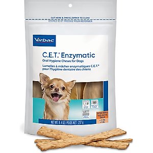 Virbac C.E.T. Enzymatic Dental Chews for X-Small Dogs, under 11-lbs, 30 count