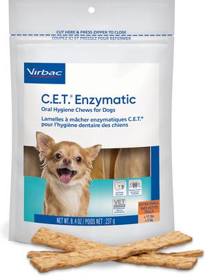 VIRBAC Enzymatic Dental Chews for X-Small Dogs, under 11