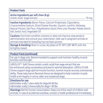 Show full view: Virbac URSOLYX Soft Chew Supplement for Large Breed Dogs, 60 count slide 8 of 10