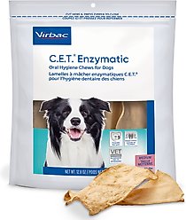 Virbac C.E.T. Enzymatic Dental Chews for Medium Dogs, 12.8-oz bag