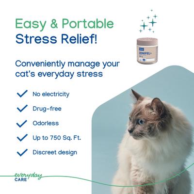 Show full view: Virbac ZENIFEL Gel Calming Diffuser for Cats, 8.1-oz jar slide 8 of 10