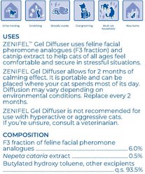 Virbac ZENIFEL Gel Calming Diffuser for Cats, 8.1-oz jar slide 2 of 7