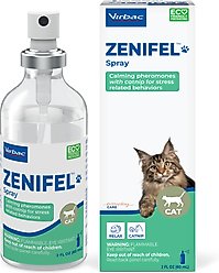 Virbac ZENIFEL Calming Spray for Cats, 60-mL bottle