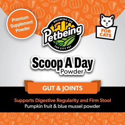 Show full view: PetBeing Scoop A Day Gut & Joint Support Powdered Cat Supplement, 4.8-oz jar slide 4 of 7