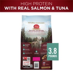 Purina ONE True Instinct with Real Salmon & Tuna Dry Dog Food, 3.8-lb bag slide 2 of 8