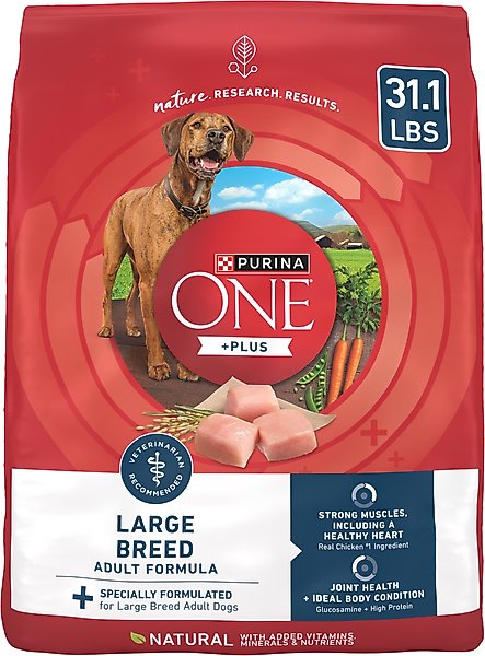 Purina ONE Plus Healthy Puppy Formula High Protein Natural Dry Puppy Food With Added Vitamins, Minerals And Nutrients - 8 Lb. Bag (Pack Of