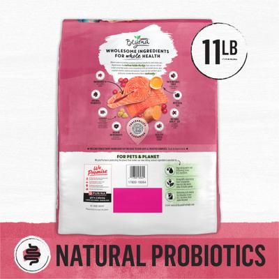 Show full view: Purina Beyond Simply Indoor Wild-Caught Salmon, Egg & Sweet Potato Recipe Grain-Free Dry Cat Food, 11-lb bag slide 3 of 12