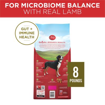 Show full view: Purina ONE Natural SmartBlend Lamb & Rice Formula Dry Dog Food, 8-lb bag slide 3 of 11