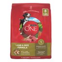 Purina ONE Natural SmartBlend Lamb & Rice Formula Dry Dog Food, 8-lb bag