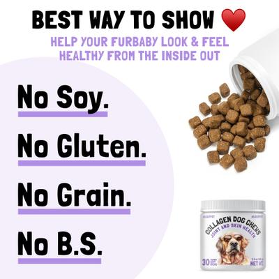 Show full view: Legitpet Collagen Dog Chews Joint Supplement for Dogs, 30 count slide 7 of 9