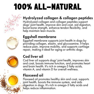 Show full view: Legitpet Collagen Dog Chews Joint Supplement for Dogs, 30 count slide 5 of 9