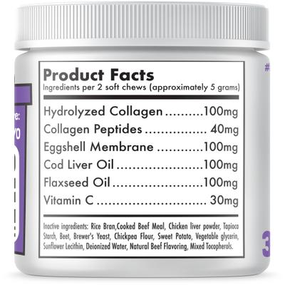 Show full view: Legitpet Collagen Dog Chews Joint Supplement for Dogs, 30 count slide 4 of 9