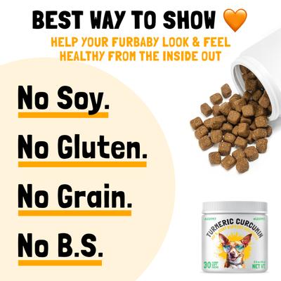 Show full view: Legitpet Turmeric Curcumin Chews Joint Supplement for Dogs, 30 count slide 6 of 9