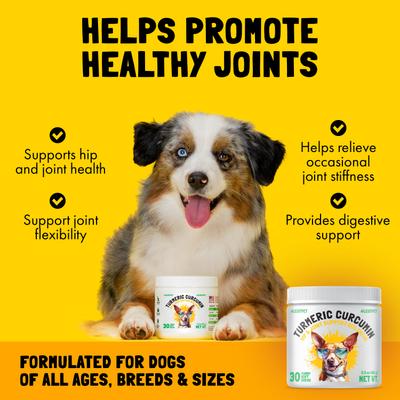 Show full view: Legitpet Turmeric Curcumin Chews Joint Supplement for Dogs, 30 count slide 3 of 9
